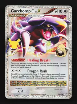 Garchomp C LV.X 145/147 Celebrations: Classic Collection NM Pokemon Card TCG - Image 1