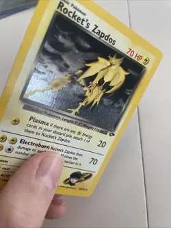 Rockets Zapdos Holo Foil Rare Card Gym Challenge 15/132 - Image 2