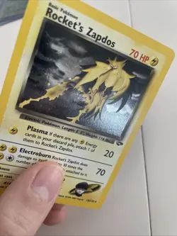 Rockets Zapdos Holo Foil Rare Card Gym Challenge 15/132 - Image 3