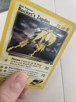 Rockets Zapdos Holo Foil Rare Card Gym Challenge 15/132 - Image 4