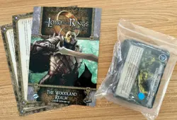 Lord of the Rings LCG LOTR The Woodland Realm Custom Scenario Kit MINT COMPLETE - Image 1