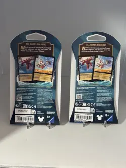 Lot of 2 Disney Lorcana Azurite Sea Booster Packs Trading Card Game SHIPSAME DAY - Image 3