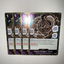 One Piece TCG EB04-040 Flame Dragon Torch X4 Playset Card Game CCG English - Image 5