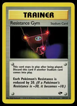 Pokemon Card - Resistance Gym Gym Challenge 109/132 Rare - Image 1