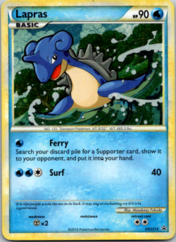 Lapras 2010 HeartGold SoulSilver Black Star Promo HGSS14 - Holo Rare Card NM - Image 1