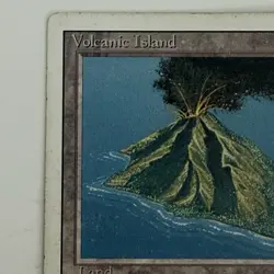 MTG Volcanic Island- Revised Edition- Magic The Gathering MP - Image 2