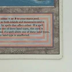 MTG Volcanic Island- Revised Edition- Magic The Gathering MP - Image 5