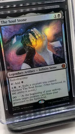 The Soul Stone - Magic the Gathering Spider-Man Mythic Rare Foil (CGC 9) - Image 2