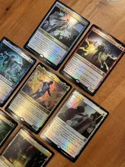 MTG Marvel’s Spider-Man NM Foil Rare/Mythic Lot, Cosmic Spider-Man, Electro, SPM - Image 2