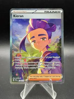 Kieran Special Illustration Rare SV: Prismatic Evolutions 174/131 Pokemon TCG - Image 1
