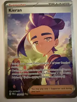 Kieran 174/131 Pokemon TCG SV: Prismatic Evolutions Special Illustration Rare NM - Image 1