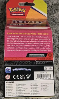 Pokemon TCG Iono Premium Tournament Collection Box NEW SEALED - Image 4