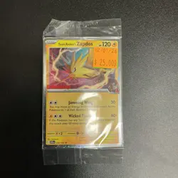 Pokemon TCG Zapdos 070/182 Destined Rivals Gamestop Stamped Promo SEALED - Image 1