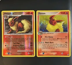 Pokemon Flareon 5/115 Holo Rare EX Unseen Forces 2005 +1 - Image 1