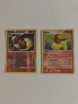 Pokemon Flareon 5/115 Holo Rare EX Unseen Forces 2005 +1 - Image 3