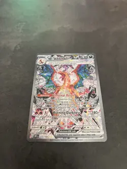 2023 Pokemon OBF En Charizard EX SAR 223/197 Sv03: Obsidian Flames Holo Rare - Image 1