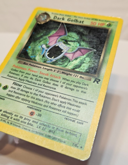 Dark Golbat 7/82 Holo Rare Unlimited Team Rocket Pokemon 1282 - Image 2
