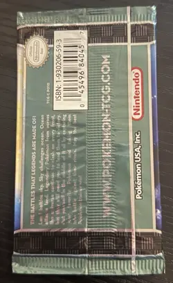 2005 Vintage Pokemon ( EX EMERALD ) EMPTY Blister Pack ( Kyogre ) - Image 2