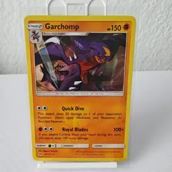Pokemon Garchomp 62/131 Sm-Forbidden Light Holo Stage 2 HP150 - Image 1