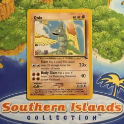 Pokemon Vintage Southern Islands Onix 3/18 Rare WotC Promo English - Image 1
