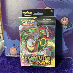 Sealed 3 Pack Evolving Skies Hanger Box Pokemon TCG Sword & Shield booster 820650851551 - Image 1