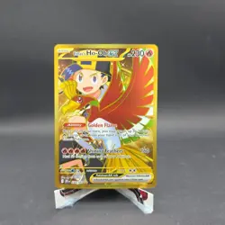 Pokemon TCG Ethans Ho-Oh Ex 239/182 Full Art Gold Hyper Rare Destined Rivals NM - Image 2