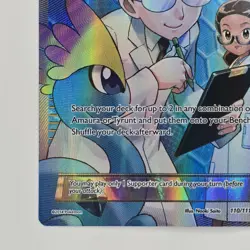 Fossil Researcher 110/111 Full Art Holo XY Furious Fists NM/LP Pokemon - Image 4