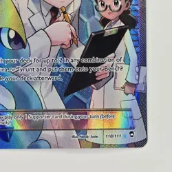 Fossil Researcher 110/111 Full Art Holo XY Furious Fists NM/LP Pokemon - Image 5