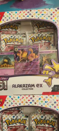 Pokemon TCG Scarlet & Violet 151 Alakazam ex Collection Booster Box Lot of 2 - Image 3