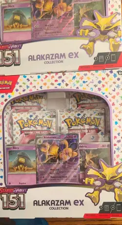 Pokemon TCG Scarlet & Violet 151 Alakazam ex Collection Booster Box Lot of 2 - Image 4