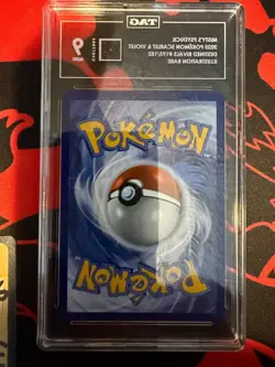2025 POKEMON DESTINED RIVALS ILLUSTRATION RARE #193 MISTY'S PSYDUCK TAG MINT 9 - Image 3