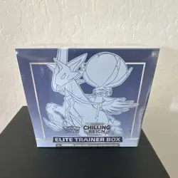Pokemon TCG Chilling Reign Elite Trainer Box Ice Rider Calyrex - Image 1