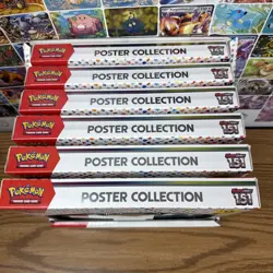 Pokemon TCG Scarlet & Violet - 151 Poster Collection Box LOT of 6 (3 Packs each) - Image 2
