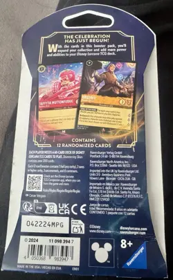 Disney Lorcana TCG Shimmering Skies Sleeved Booster Pack NEW - Image 2