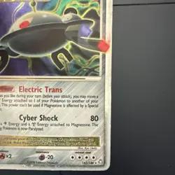 Pokemon TCG Legends Awakened Magnezone Holo Card LV.X 142/146 MP/dots on back - Image 4