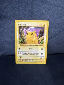 ⚡ Pokemon TCG Pikachu Red Cheeks 58/102 Shadowless Base Set 1999 ⚡ - Image 1