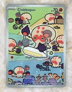 2024 Pokemon Scarlet & Violet SSP EN-Surging Sparks #207 Clobbopus IR - Image 1