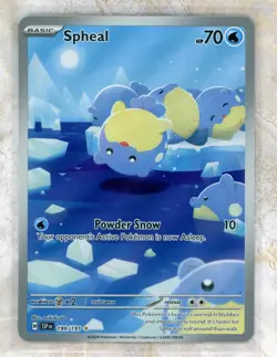 2024 Pokemon Scarlet & Violet SSP EN-Surging Sparks #199 Spheal IR - Image 1
