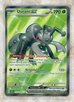 2024 Pokemon Scarlet & Violet SSP EN-Surging Sparks #215 Durant ex UR - Image 1
