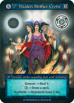 Sorcery Contested Realm - Gothic - Non Foil -Maiden, Mother, Crone - Image 1