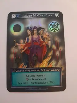 Maiden, Mother, Crone FOIL Unique NM Sorcery Contested Realm Gothic Sorcery TCG - Image 1