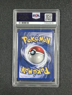 2000 Pokemon Gym Heroes MISTY’S SEADRA Prerelease Holo Card 9/132 Swirl PSA 7 🔥 - Image 2