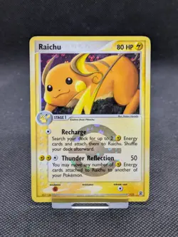 Raichu 12/112 Reverse Holo Pokemon card EX FireRed & LeafGreen LP EXCELLENT - Image 1