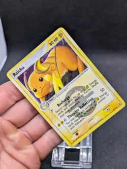 Raichu 12/112 Reverse Holo Pokemon card EX FireRed & LeafGreen LP EXCELLENT - Image 2