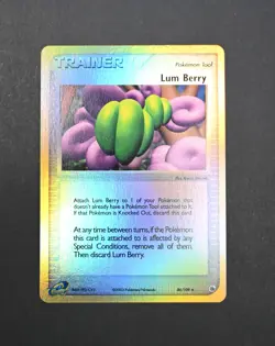 Lum Berry Reverse Holo 84/109 Ruby and Sapphire (RS) Pokemon Card - Image 1