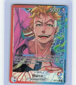 Marco (Alt Art)(HOLO) OP08-002 English Two Legends - One Piece Card - NM - Image 1