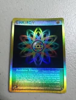Rainbow Energy 95/109 - REVERSE HOLO Ruby & Sapphire Pokemon Card - Image 1