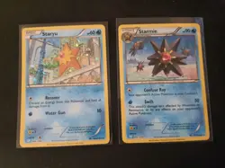 Staryu & Starmie 004/034 005/034 Pokemon Trading Card Game Classic Holo NM - Image 1