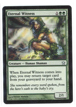Eternal Witness LP Fifth Dawn MTG Green Creature Recursion Commander EDH - Image 1