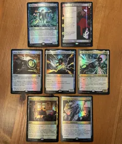 MTG Marvel’s Spider-Man NM Foil Rare Lot, Spider-Woman, Silk, Gwen Stacy, SPM - Image 1